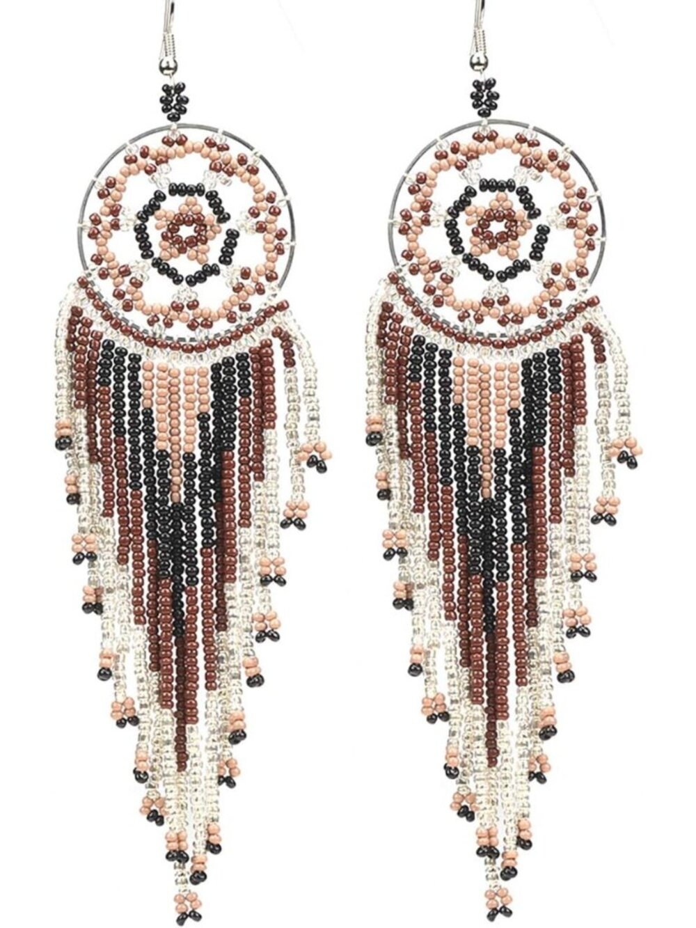 Tarsus Dream Catcher Bead Earrings Dangle for Women